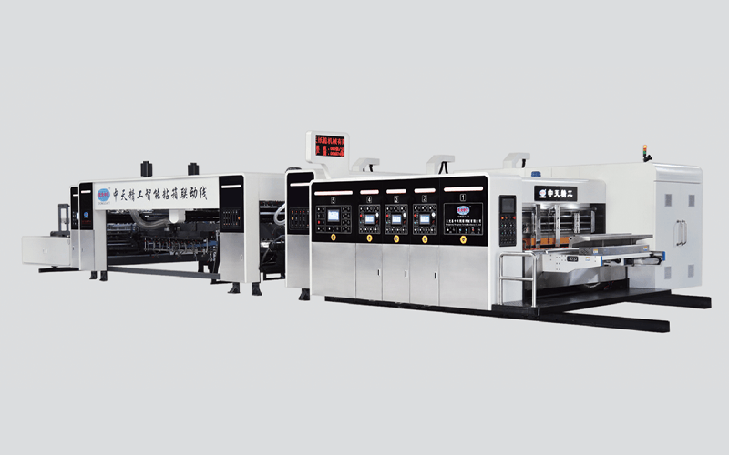 High-Speed Full Vacuum Transfer Flexo Printer Slotter Die-cutter Line